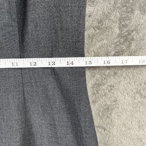 Tahari Arthur S Levine Gray Wide Collar Sheath Dress 4P Short Sleeve Career - Picture 8 of 11